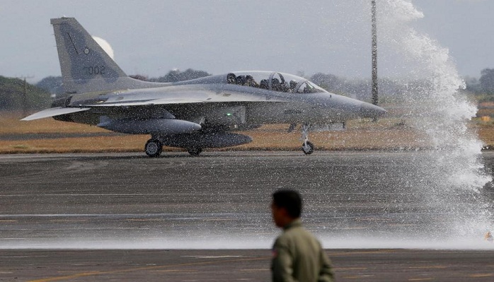 Philippines gets 1st fighter jets in a decade amid sea feud